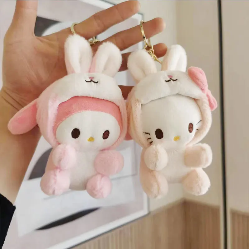 Sanrio Hello Kitty Cinnamoroll Plush Keychain Gift Kawaii Kuromi Melody Doll Doll Backpack Pendant Doll
Sanrio Hello Kitty Cinnamoroll Plush Keychain Gift Kawaii Kuromi Melody Doll Doll Backpack Pendant Doll