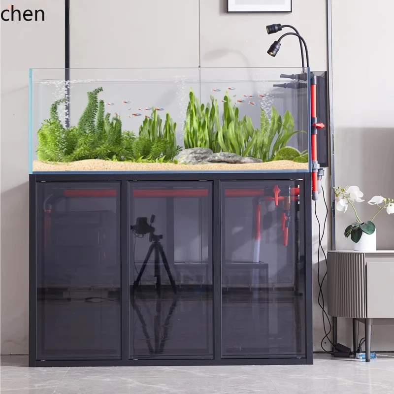 ZML goldfish tank large water-free company living room household ultra-white glass stream tank aquarium
ZML goldfish tank large water-free company living room household ultra-white glass stream tank aquarium