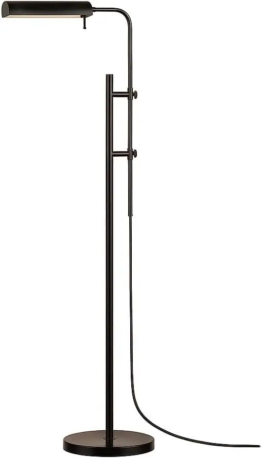 Adjustable Pharmacy Floor Lamp - Industrial Design for Reading & Work - 10W LED, Height 45-61 inches - Black
Adjustable Pharmacy Floor Lamp - Industrial Design for Reading & Work - 10W LED, Height 45-61 inches - Black