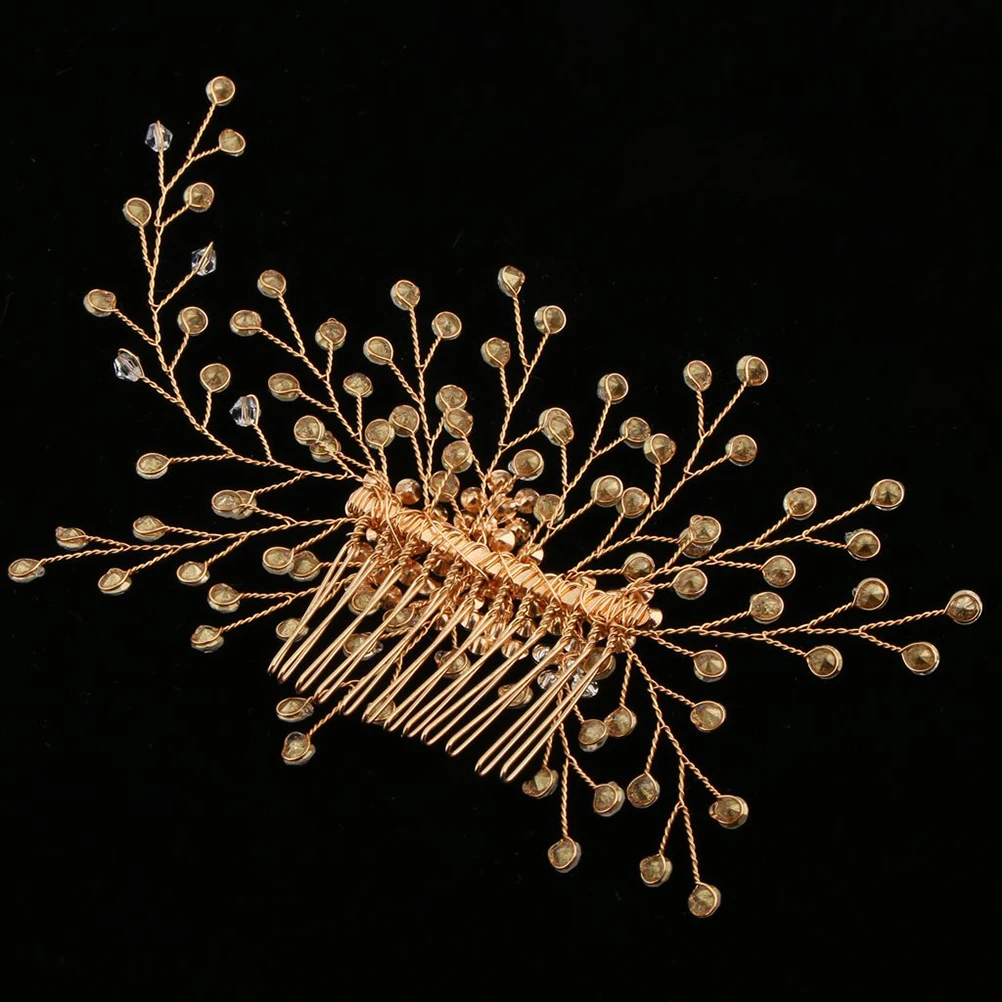 Pearl Rhinestone Hair Comb Bridal Headdress Wedding Headpiece Bride Insert Comb Handmade Accessories Beautiful Color
Pearl Rhinestone Hair Comb Bridal Headdress Wedding Headpiece Bride Insert Comb Handmade Accessories Beautiful Color