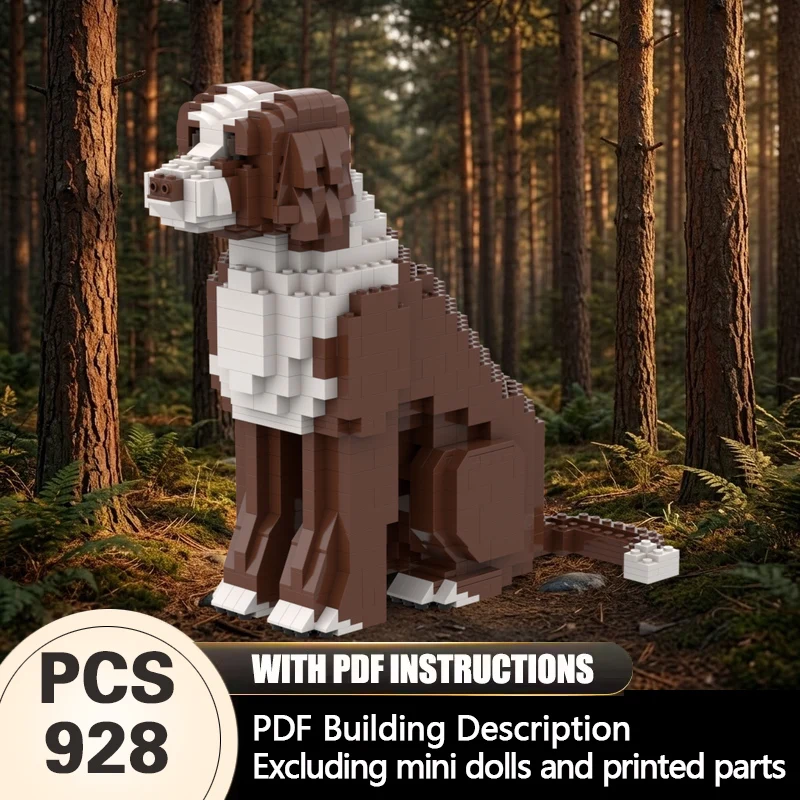 Creators Animal Series Model MOC Building Bricks Newfoundland Dog Modular Technology Gifts Holiday Assemble Children Toys Suit
Creators Animal Series Model MOC Building Bricks Newfoundland Dog Modular Technology Gifts Holiday Assemble Children Toys Suit