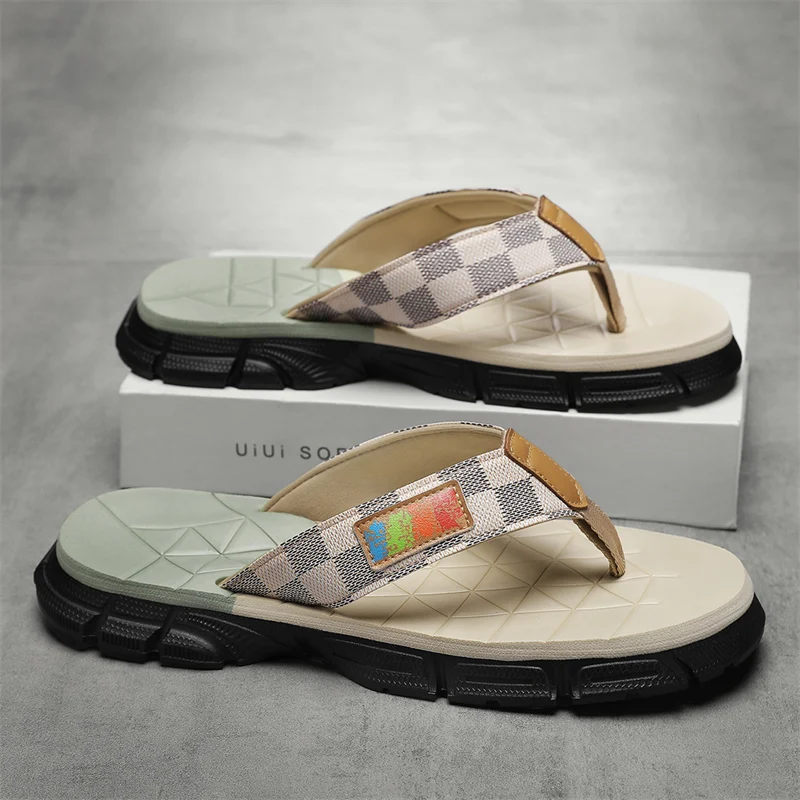 Summer Men's Flip Flops Beach Slippers Indoor Outdoor Sandals Men Comfortable Slides Casual Shoes Male Non-slip Home Slippers
Summer Men's Flip Flops Beach Slippers Indoor Outdoor Sandals Men Comfortable Slides Casual Shoes Male Non-slip Home Slippers