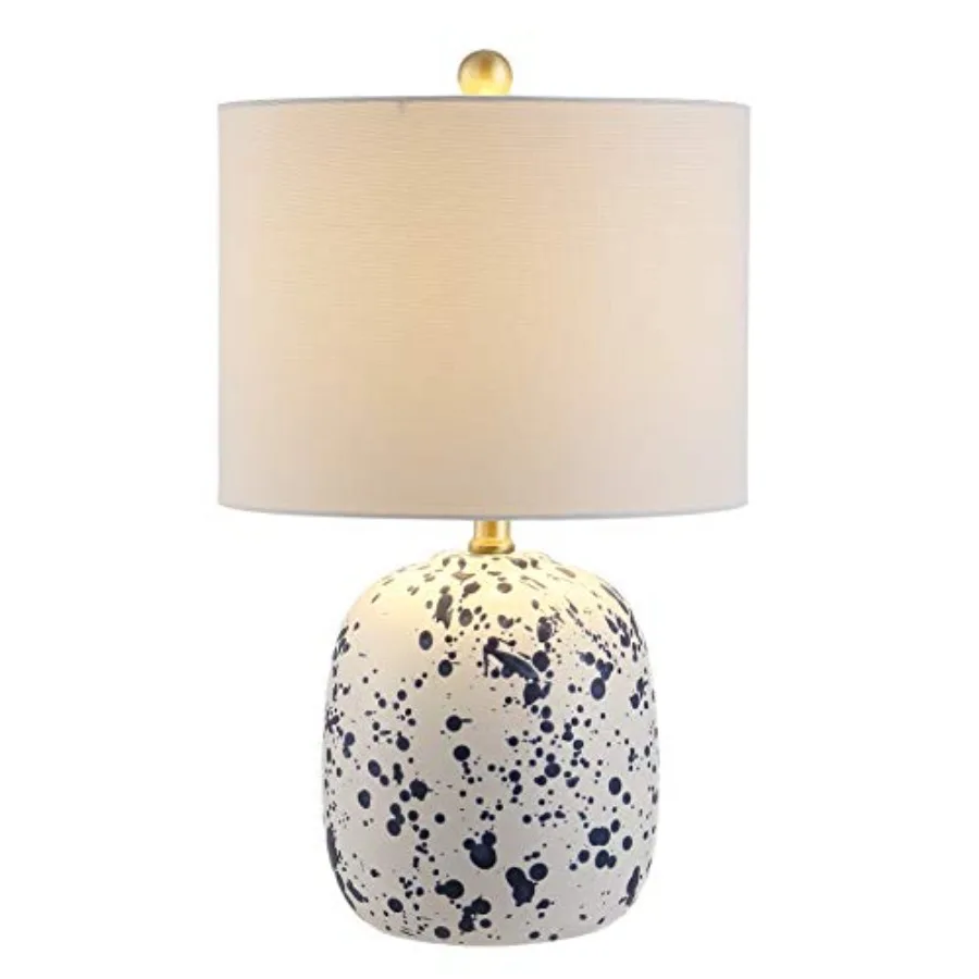 Lighting Collection Wallace Modern Contemporary Ivory/ Blue Ceramic 19-inch Bedroom Living Room Home Office Desk Nightstand Tab
Lighting Collection Wallace Modern Contemporary Ivory/ Blue Ceramic 19-inch Bedroom Living Room Home Office Desk Nightstand Tab