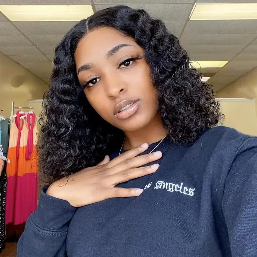Парик Deep Wave Bob Human Hair T Lace HD Прозрачные парики фронта шнурка Вьющиеся бесклеевые HD Предварительно выщипанные парики из 100% человеческих волос
Парик Deep Wave Bob Human Hair T Lace HD Прозрачные парики фронта шнурка Вьющиеся бесклеевые HD Предварительно выщипанные парики из 100% человеческих волос