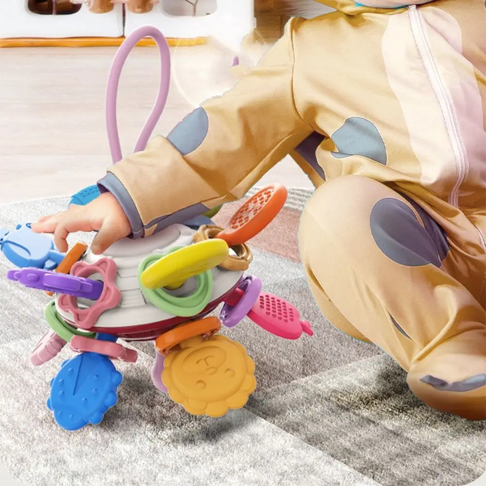 Красочные детские игрушки для прорезывания зубов, игрушки с животными, фруктами, НЛО, захватывающий шар, детская игрушка, фталат бесплатно, прочный мяч для захвата рук 
Красочные детские игрушки для прорезывания зубов, игрушки с животными, фруктами, НЛО, захватывающий шар, детская игрушка, фталат бесплатно, прочный мяч для захвата рук