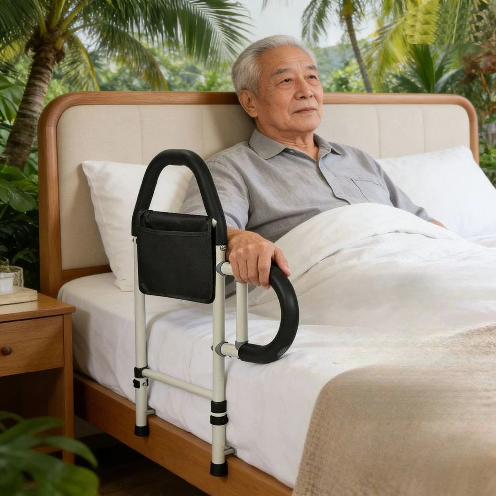 Bed Rail for Elderly, Foldable Adjustable Assist Rail with Non-Slip, Tool-Free Metal Safety Rail, Fall Prevention Side Rail
Bed Rail for Elderly, Foldable Adjustable Assist Rail with Non-Slip, Tool-Free Metal Safety Rail, Fall Prevention Side Rail
