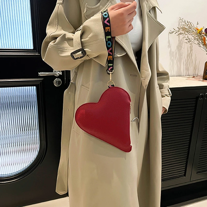 Heart Shape PU Bag Wild Student Women Handbags Shoulder Bag Female Japanese Harajuku Diagonal Crossbody Bags For Girl Pouch
Heart Shape PU Bag Wild Student Women Handbags Shoulder Bag Female Japanese Harajuku Diagonal Crossbody Bags For Girl Pouch
