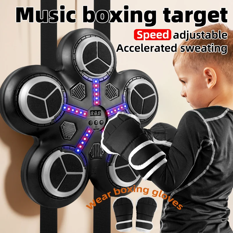 New Kidsren's Toys Smart 5-Key Scoring Boxing Target Sensory Training Reaction Ability Speed Rhythm Sports Equipment, Built-In 500 Mah Rechargeable Battery, Free Type-C Charging Cable, and a Pair of Boxing Gloves,
New Kidsren's Toys Smart 5-Key Scoring Boxing Target Sensory Training Reaction Ability Speed Rhythm Sports Equipment, Built-In 500 Mah Rechargeable Battery, Free Type-C Charging Cable, and a Pair of Boxing Gloves,