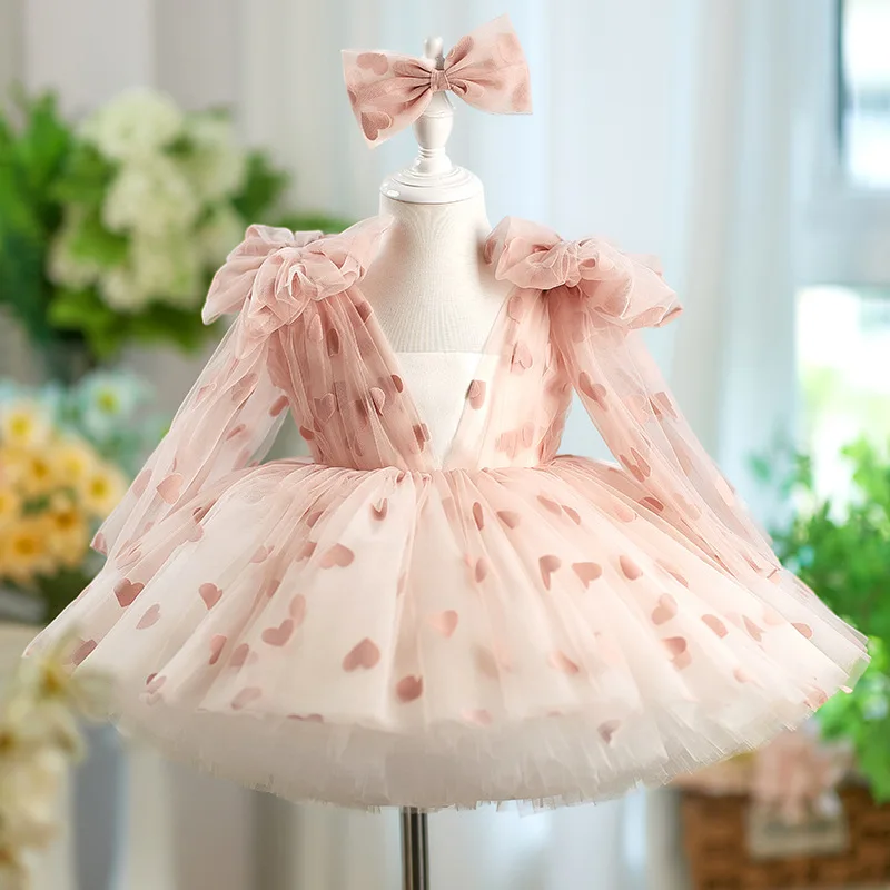 2025 A-line Heart Tulle Flower Girl Dress Cute Summe Love Printed Birthday Party Dress Princess Girls Dresses Customized 2-10 Y
2025 A-line Heart Tulle Flower Girl Dress Cute Summe Love Printed Birthday Party Dress Princess Girls Dresses Customized 2-10 Y