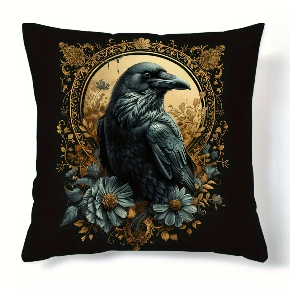 Elegant Raven Decorative Pillow Cover Perfect for Halloween Home Decor 40x40cm 16x16Inch 45x45cm 18x18Inch 35x35cm 14x14Inch
Elegant Raven Decorative Pillow Cover Perfect for Halloween Home Decor 40x40cm 16x16Inch 45x45cm 18x18Inch 35x35cm 14x14Inch