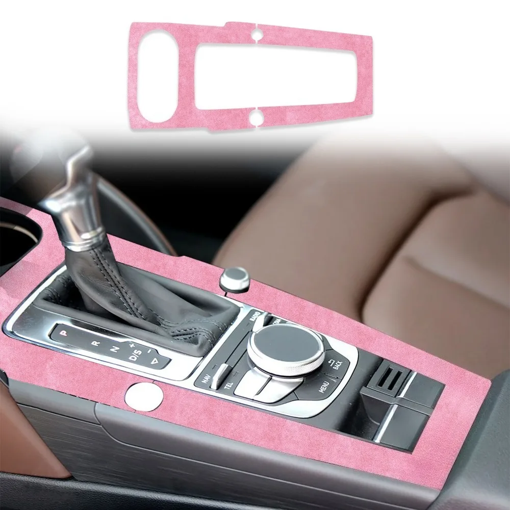 Для Audi A3 14-18: наклейки-декали из алькантары с двумя отверстиями для панели переключения передач, высококачественные аксессуары для стайлинга интерьера
Для Audi A3 14-18: наклейки-декали из алькантары с двумя отверстиями для панели переключения передач, высококачественные аксессуары для стайлинга интерьера