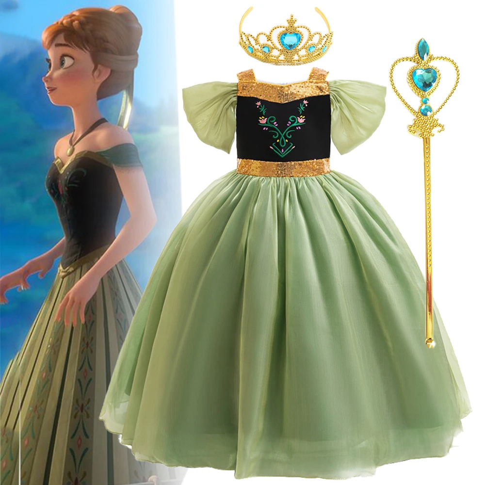 Carnival Elsa Anna Cosplay Girls Costume Elegant Flower Birthday Party Princess Dresses Girl Bridesmaid Wedding Children Clothes
Carnival Elsa Anna Cosplay Girls Costume Elegant Flower Birthday Party Princess Dresses Girl Bridesmaid Wedding Children Clothes