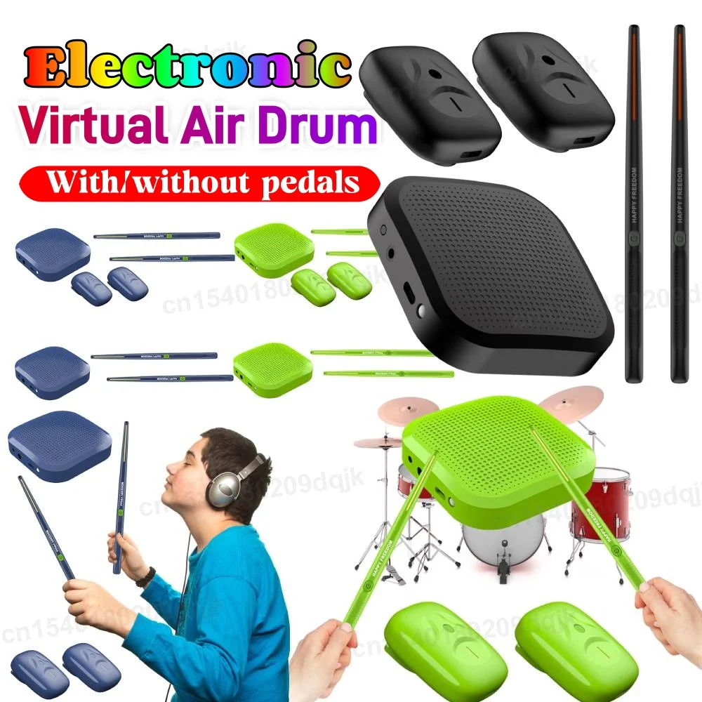Виртуальная воздушная барабанная установка, портативный электронный виртуальный воздушный барабан, барабанные палочки, педали, профессиональные для начинающих, детей и взрослых
Виртуальная воздушная барабанная установка, портативный электронный виртуальный воздушный барабан, барабанные палочки, педали, профессиональные для начинающих, детей и взрослых