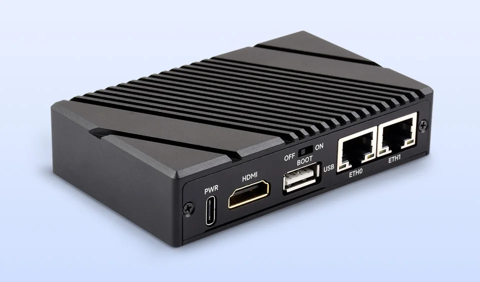Gigabit / 2.5G Dual Ethernet Mini-Computer (B) Based On Raspberry Pi CM5 (NOT Included),Supports 4K Display Output
Gigabit / 2.5G Dual Ethernet Mini-Computer (B) Based On Raspberry Pi CM5 (NOT Included),Supports 4K Display Output