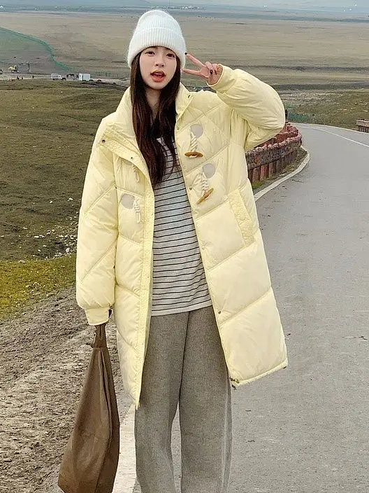 Women's Thiened Stand Collar down Cotton Jaet Bread Sle Outerwear Korean Version Small Size Slimming Autumn Winter Hit
Women's Thiened Stand Collar down Cotton Jaet Bread Sle Outerwear Korean Version Small Size Slimming Autumn Winter Hit