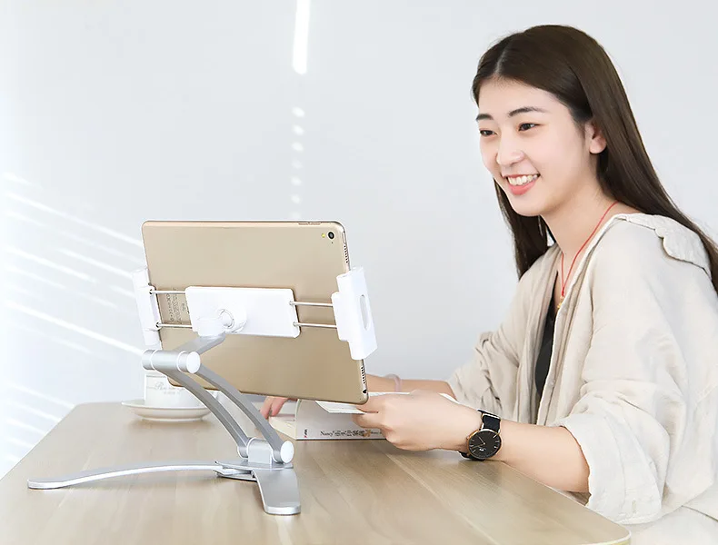 Adjustable Aluminum Tablet Stand - Foldable Desktop Holder for 5-13" Phones/iPad Pro 12.9, Kitchen & Office eCommerce Best Selle
Adjustable Aluminum Tablet Stand - Foldable Desktop Holder for 5-13" Phones/iPad Pro 12.9, Kitchen & Office eCommerce Best Selle