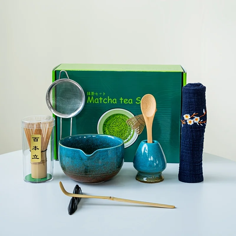Japanese Matcha Stirrer Set | Traditional Tea Tool Set With Vintage Kiln-Burnt Glaze, Includes Tea Whisk, Tea Spoon, And Tea Bow
Japanese Matcha Stirrer Set | Traditional Tea Tool Set With Vintage Kiln-Burnt Glaze, Includes Tea Whisk, Tea Spoon, And Tea Bow