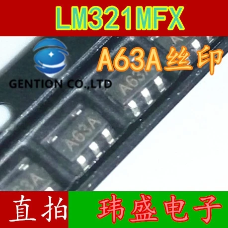 50 шт. LM321 LM321MFX A63A шелкография SOT23-5 операционный усилитель с низким потреблением в наличии 100% новый и оригинальный
50 шт. LM321 LM321MFX A63A шелкография SOT23-5 операционный усилитель с низким потреблением в наличии 100% новый и оригинальный