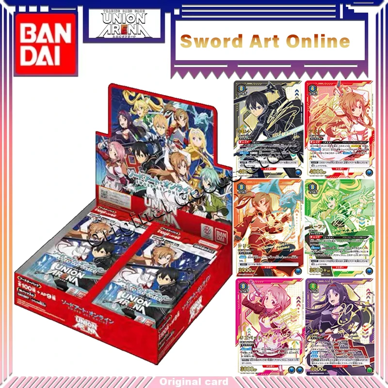Original Bandai Sword Art Online Card UNION ARENA TCG UA15BT Japanese Anime Collection Cards Children Birthday Gifts
Original Bandai Sword Art Online Card UNION ARENA TCG UA15BT Japanese Anime Collection Cards Children Birthday Gifts