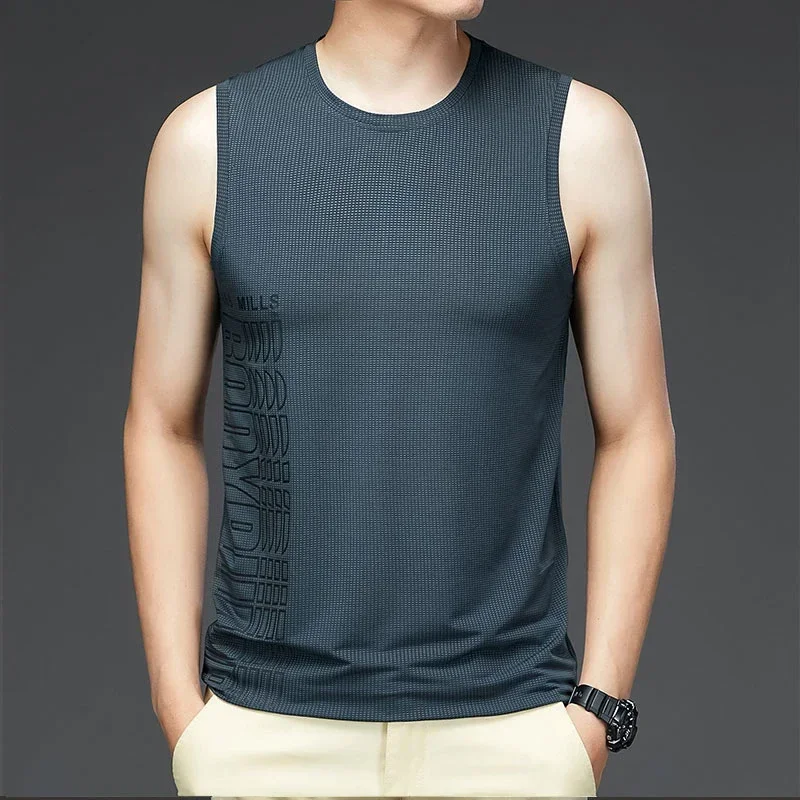 Mens Gym Top Tees Fitness Wear Shirts Tops Running Vests Sweatshirt Undershirt Marathon Men's Sports Vest Singlet Mesh Shirt Ice
Mens Gym Top Tees Fitness Wear Shirts Tops Running Vests Sweatshirt Undershirt Marathon Men's Sports Vest Singlet Mesh Shirt Ice