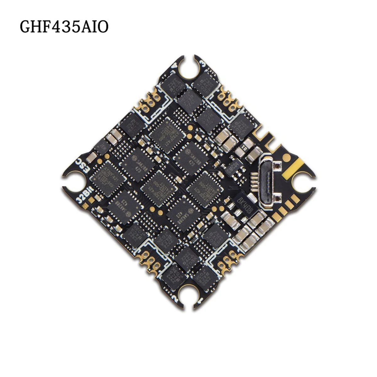 GHF435AIO Drone Flight Controller with 20A ESC 2-4S OSD Baro GPS Built-in ELRS 2.4G CRSF for RC FPV Drones B_A02I
GHF435AIO Drone Flight Controller with 20A ESC 2-4S OSD Baro GPS Built-in ELRS 2.4G CRSF for RC FPV Drones B_A02I