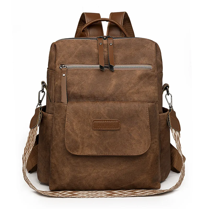 Women's Pu Leather Casual Backpack Stylish Travel Daypack Lightweight Fashion Ladies Mini Backpack Waterproof Soft Shoulder Bag
Women's Pu Leather Casual Backpack Stylish Travel Daypack Lightweight Fashion Ladies Mini Backpack Waterproof Soft Shoulder Bag