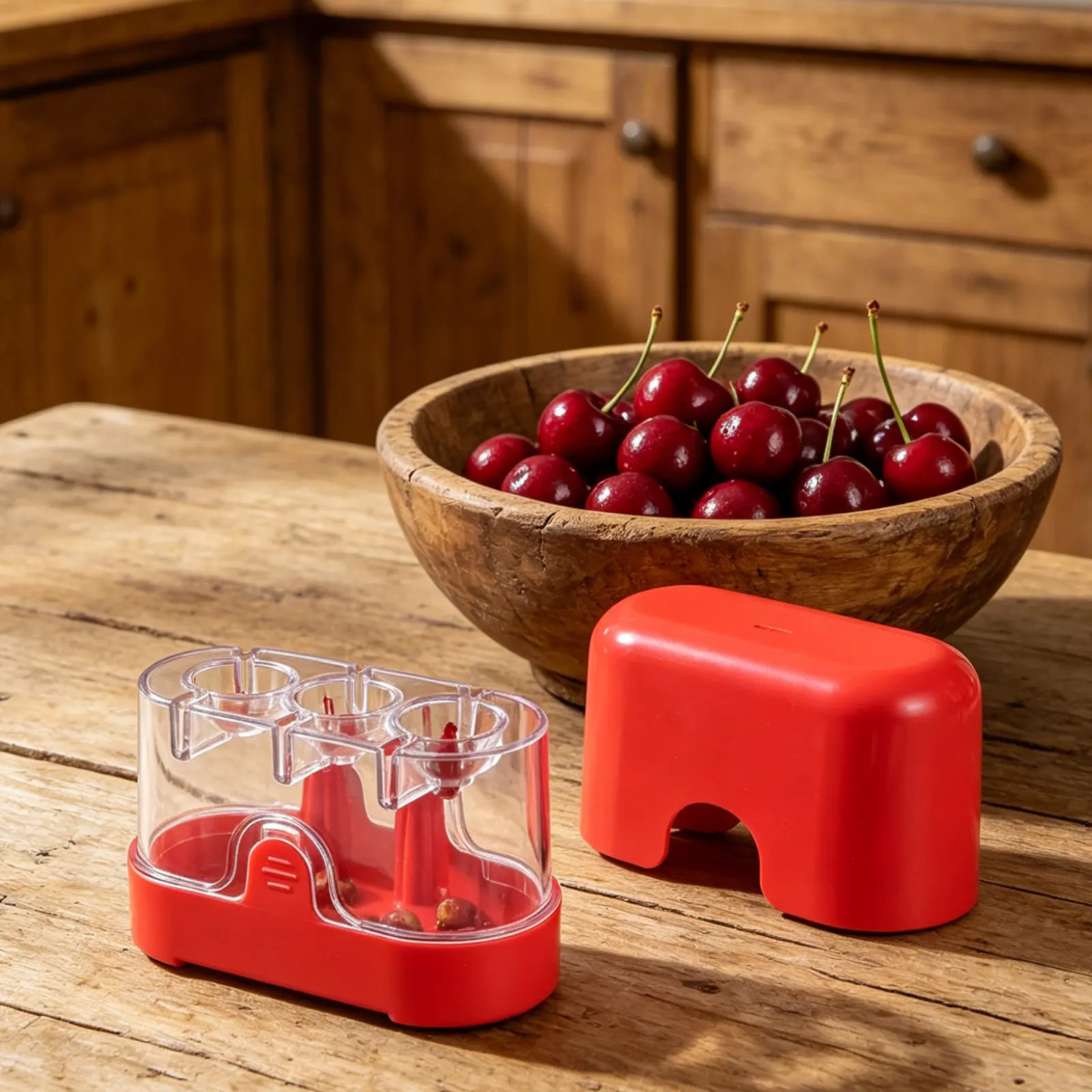 Cherry Pitter and Slicer 3-in-1 Manual Core Remover Cutter Tool Cherry Half Slicer with Clear Container for Baking Jam Kitchen
Cherry Pitter and Slicer 3-in-1 Manual Core Remover Cutter Tool Cherry Half Slicer with Clear Container for Baking Jam Kitchen