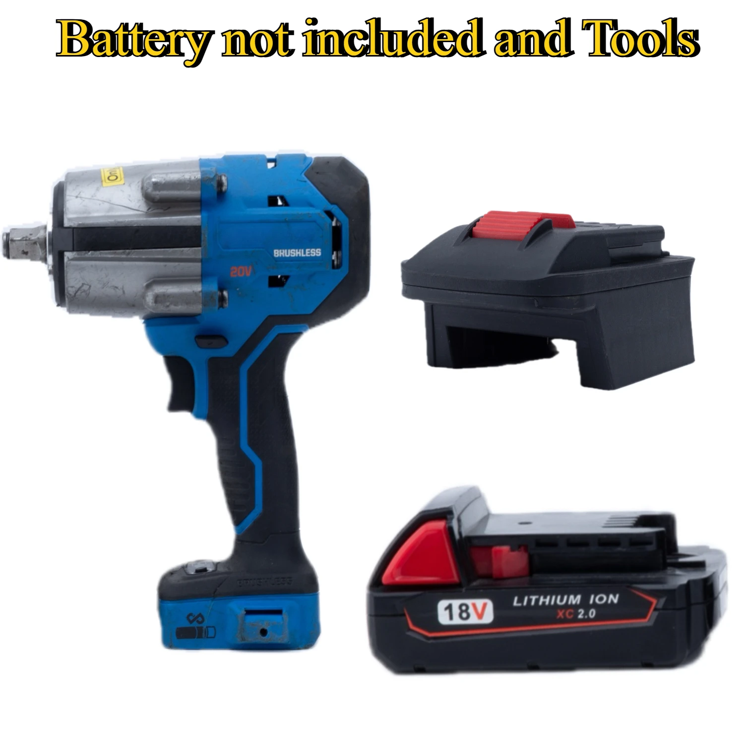 For Milwaukee 18V Lithium Battery Convert to Mastercraft 20V PWR POD Series Cordless Portable Power Tool Accessories(NO Battery)
For Milwaukee 18V Lithium Battery Convert to Mastercraft 20V PWR POD Series Cordless Portable Power Tool Accessories(NO Battery)