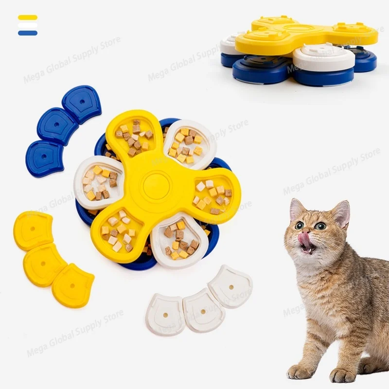 Interactive Cat Puzzle Feeder Three Tier Rotating Slow Feed Bowl For Indoor Cats And Kittens Tabletop Play Home Training Gift
Interactive Cat Puzzle Feeder Three Tier Rotating Slow Feed Bowl For Indoor Cats And Kittens Tabletop Play Home Training Gift