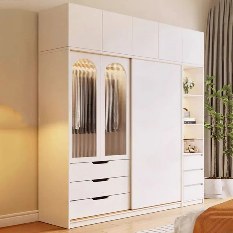 White Nordic Wardrobe Luxury Storage Drawers Wooden Modern Bedroom Wardrobe Clothes Organizer Rangement Chambre Home Furniture 
White Nordic Wardrobe Luxury Storage Drawers Wooden Modern Bedroom Wardrobe Clothes Organizer Rangement Chambre Home Furniture