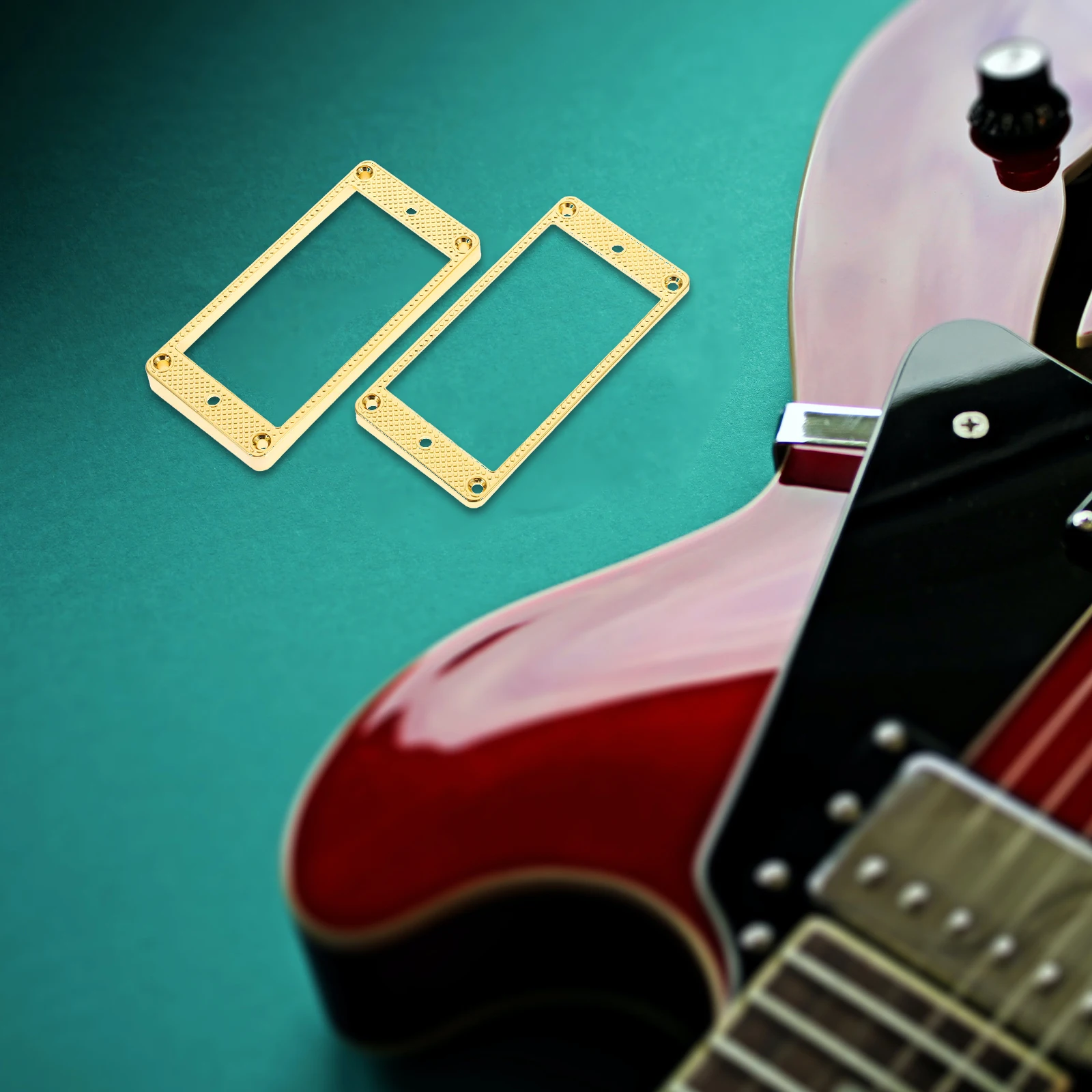 Pair of Golden Curved Metal Outer Frames Pickup Rings for Electric Guitar Neck Bridge Humbucker Plates Pickups Frame
Pair of Golden Curved Metal Outer Frames Pickup Rings for Electric Guitar Neck Bridge Humbucker Plates Pickups Frame