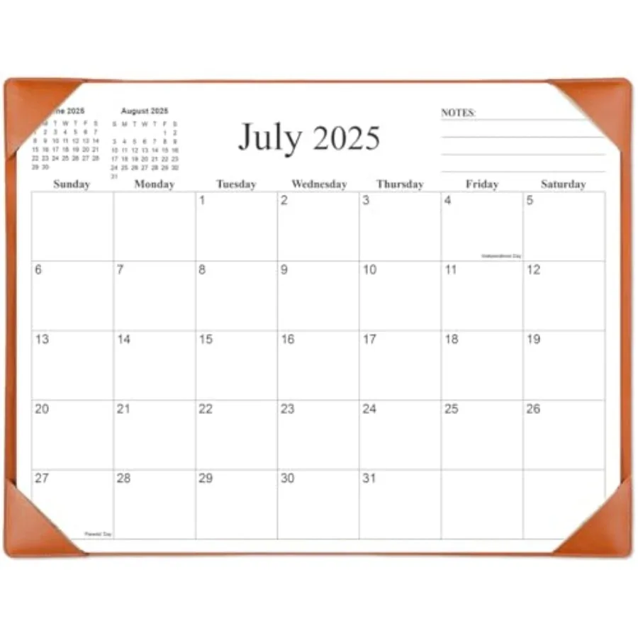 Simplified Desk Calendar 2025-2026 with Desktop Mat, 12 Month Large Desk Pad Calendar from July 2025 to June 2026, 22" x 17" De
Simplified Desk Calendar 2025-2026 with Desktop Mat, 12 Month Large Desk Pad Calendar from July 2025 to June 2026, 22" x 17" De