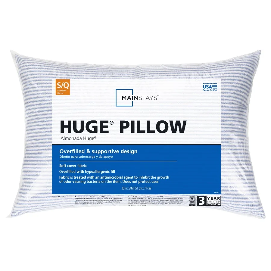 Huge Overfilled Queen Bed Pillow,,by
Huge Overfilled Queen Bed Pillow,,by