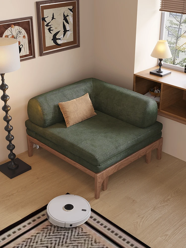 Medieval style solid wood sofa bed folding sitting and lying lazy
Medieval style solid wood sofa bed folding sitting and lying lazy