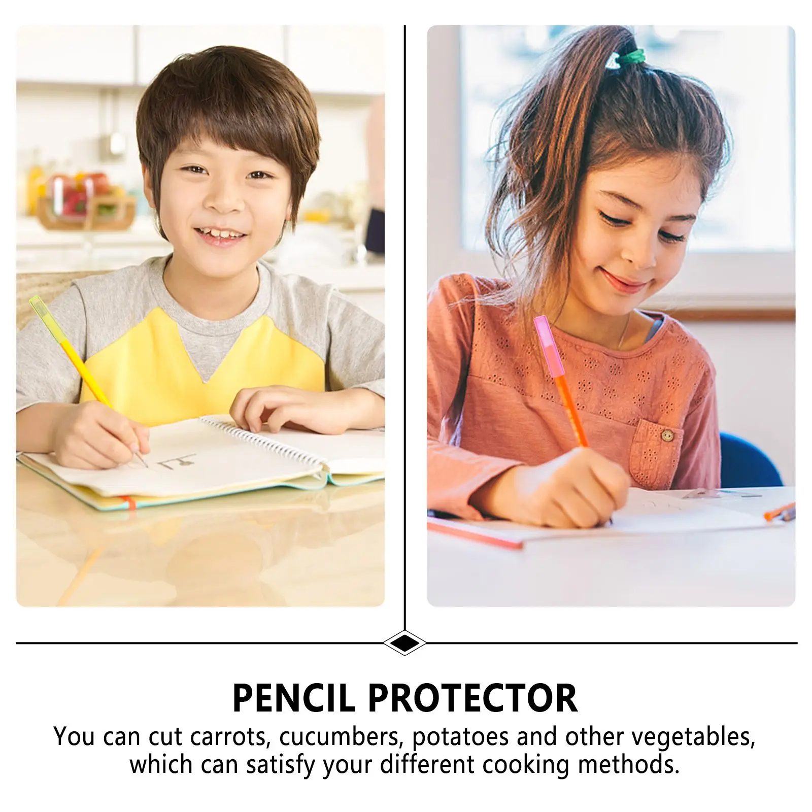 100 pcs Colored Pencil Protection Cover Transparent Caps Plastic Protector Extender Safety Anti Injury Hexagonal Triangular
100 pcs Colored Pencil Protection Cover Transparent Caps Plastic Protector Extender Safety Anti Injury Hexagonal Triangular