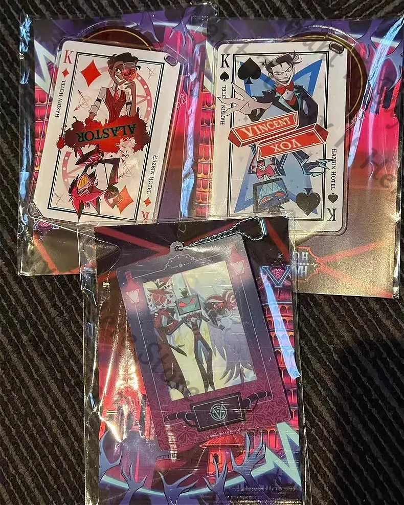Genuine Anime Hazbin Hotel Alastor Vox Cosplay Cartoon Acrylic Standing Sign Stand Figure Indicative Board Keychain Keyring Gift
Genuine Anime Hazbin Hotel Alastor Vox Cosplay Cartoon Acrylic Standing Sign Stand Figure Indicative Board Keychain Keyring Gift