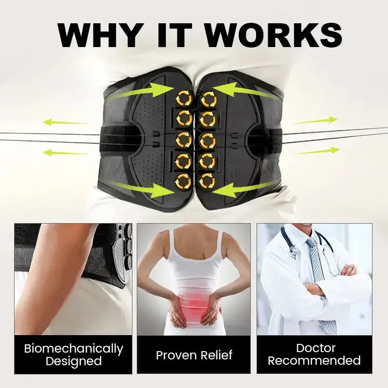 Adjustable Lumbar Support Belt Double Pull Pulley Breathable Body Shaping Waist Support Fixation Belt For Lower Back Pain Relief
Adjustable Lumbar Support Belt Double Pull Pulley Breathable Body Shaping Waist Support Fixation Belt For Lower Back Pain Relief