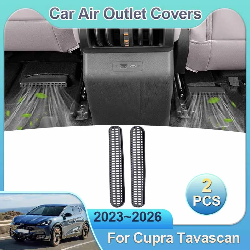 For Cupra Tavascan VW Volkswagen ID. UNYX 2023~2026 Air Outlet Cover Rear Under Seat Conditioner Vent Grilles Car Accessories
For Cupra Tavascan VW Volkswagen ID. UNYX 2023~2026 Air Outlet Cover Rear Under Seat Conditioner Vent Grilles Car Accessories