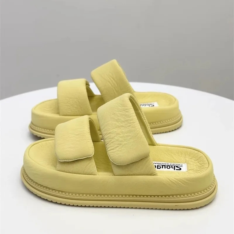 Summer New Women Shoes Fashion Round Head Platform Slippers for Woman Comfort Vacation Casual Shoes Designer Shoes Zapatos Mujer
Summer New Women Shoes Fashion Round Head Platform Slippers for Woman Comfort Vacation Casual Shoes Designer Shoes Zapatos Mujer