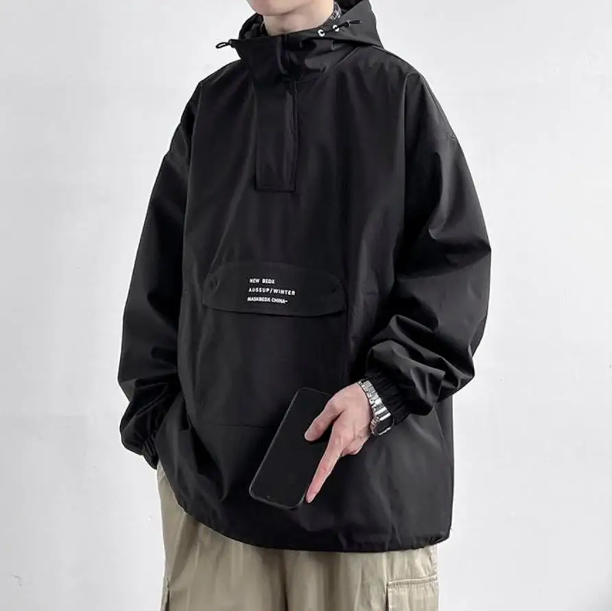 Spring Samurai Japanese Brand Waterproof Casual Cardigan Hooded Couple's Coat Cargo Jackets Loose Plus Size Top Male Clothes
Spring Samurai Japanese Brand Waterproof Casual Cardigan Hooded Couple's Coat Cargo Jackets Loose Plus Size Top Male Clothes