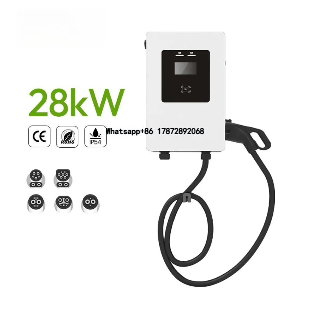 Commercial Home Ocpp1.6 Wall-mounted DC Ev Charger America Hot Sale CCS1 Connector 28kW TUV Certified DC Fast Charger
Commercial Home Ocpp1.6 Wall-mounted DC Ev Charger America Hot Sale CCS1 Connector 28kW TUV Certified DC Fast Charger