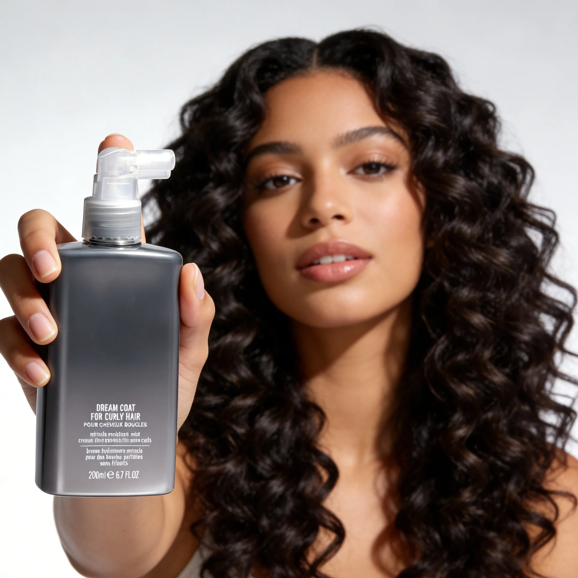 Curly Hair Enhancing Spray Dream Coat Lightweight No Greasy No Crunch Texture
Curly Hair Enhancing Spray Dream Coat Lightweight No Greasy No Crunch Texture