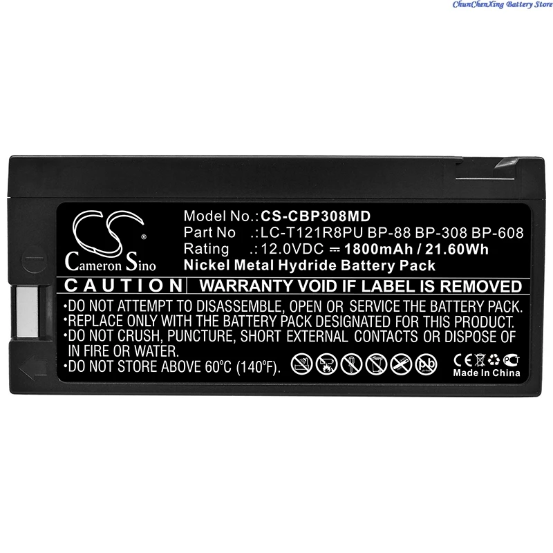 12.0V 1800mAh Battery for Magnavox CVJ-360 CVK-300 CVK-310 CVK-315 CVK-320, For GE CG680 CG681 CG684 CG686 CG895 CG9911 CG9910
12.0V 1800mAh Battery for Magnavox CVJ-360 CVK-300 CVK-310 CVK-315 CVK-320, For GE CG680 CG681 CG684 CG686 CG895 CG9911 CG9910