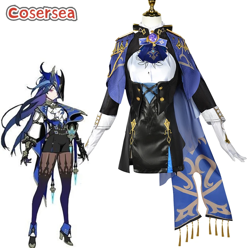 Cosersea Clorinde Fontaine Cosplay Costume Game Genshin Impact Clorinde Fontaine Role Play Halloween Women Dress Outfit Fullset
Cosersea Clorinde Fontaine Cosplay Costume Game Genshin Impact Clorinde Fontaine Role Play Halloween Women Dress Outfit Fullset