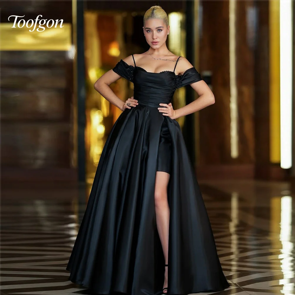 Toofgon 2 Pcs Satin Long Customized Prom Dresses Sweetheart Formal Party Women Evening Gowns Off The Shoulder Engagement Wear
Toofgon 2 Pcs Satin Long Customized Prom Dresses Sweetheart Formal Party Women Evening Gowns Off The Shoulder Engagement Wear