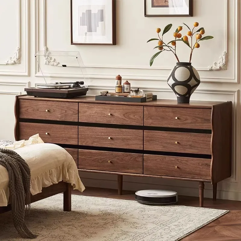 Тумба-комод из массива черного ореха, девять ящиков, в стиле ретро, прикроватная тумба, большой угловой шкаф для хранения
Тумба-комод из массива черного ореха, девять ящиков, в стиле ретро, прикроватная тумба, большой угловой шкаф для хранения