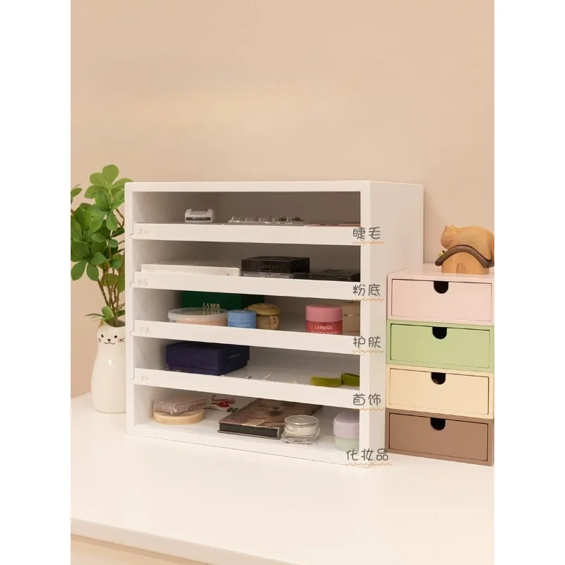 Makeup Organizer Drawer Box, Layered Shelf for Cosmetics Jewelry, Sturdy Space-Saving Desktop Tidy Rack for Your Office Desk
Makeup Organizer Drawer Box, Layered Shelf for Cosmetics Jewelry, Sturdy Space-Saving Desktop Tidy Rack for Your Office Desk