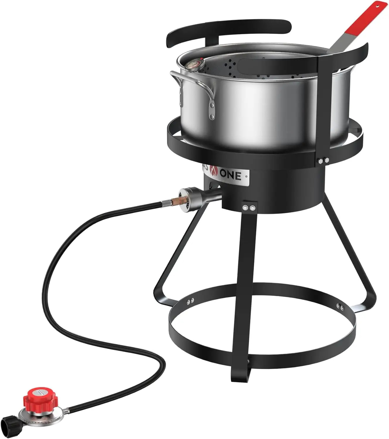 10Qt Propane Deep Fryer with Strainer Basket & Thermometer for Outdoor Cooking Fish Chicken Seafood
10Qt Propane Deep Fryer with Strainer Basket & Thermometer for Outdoor Cooking Fish Chicken Seafood