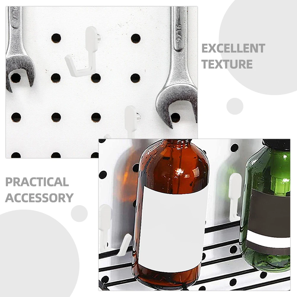 30 Pcs Hook Rack Peg Board Hangers Garage Hooks Pegs for Boards Pegboard Perfboard
30 Pcs Hook Rack Peg Board Hangers Garage Hooks Pegs for Boards Pegboard Perfboard