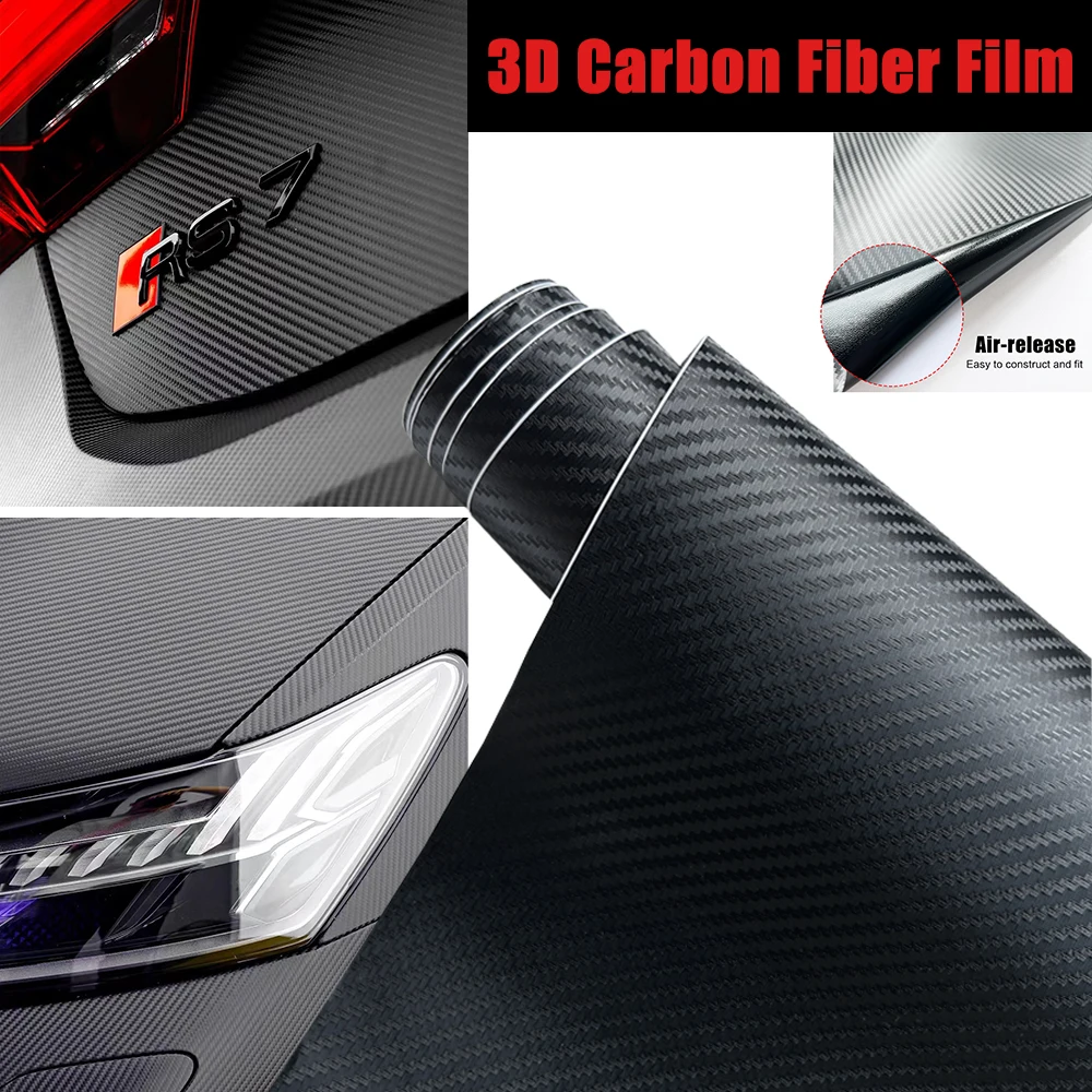 3D Carbon Fiber Vinyl Wrap Car Adhesive Vinyl Sticker Vinyl Film Car Wrapping Film Motorcycle Decal Car Covering Film Decorative
3D Carbon Fiber Vinyl Wrap Car Adhesive Vinyl Sticker Vinyl Film Car Wrapping Film Motorcycle Decal Car Covering Film Decorative